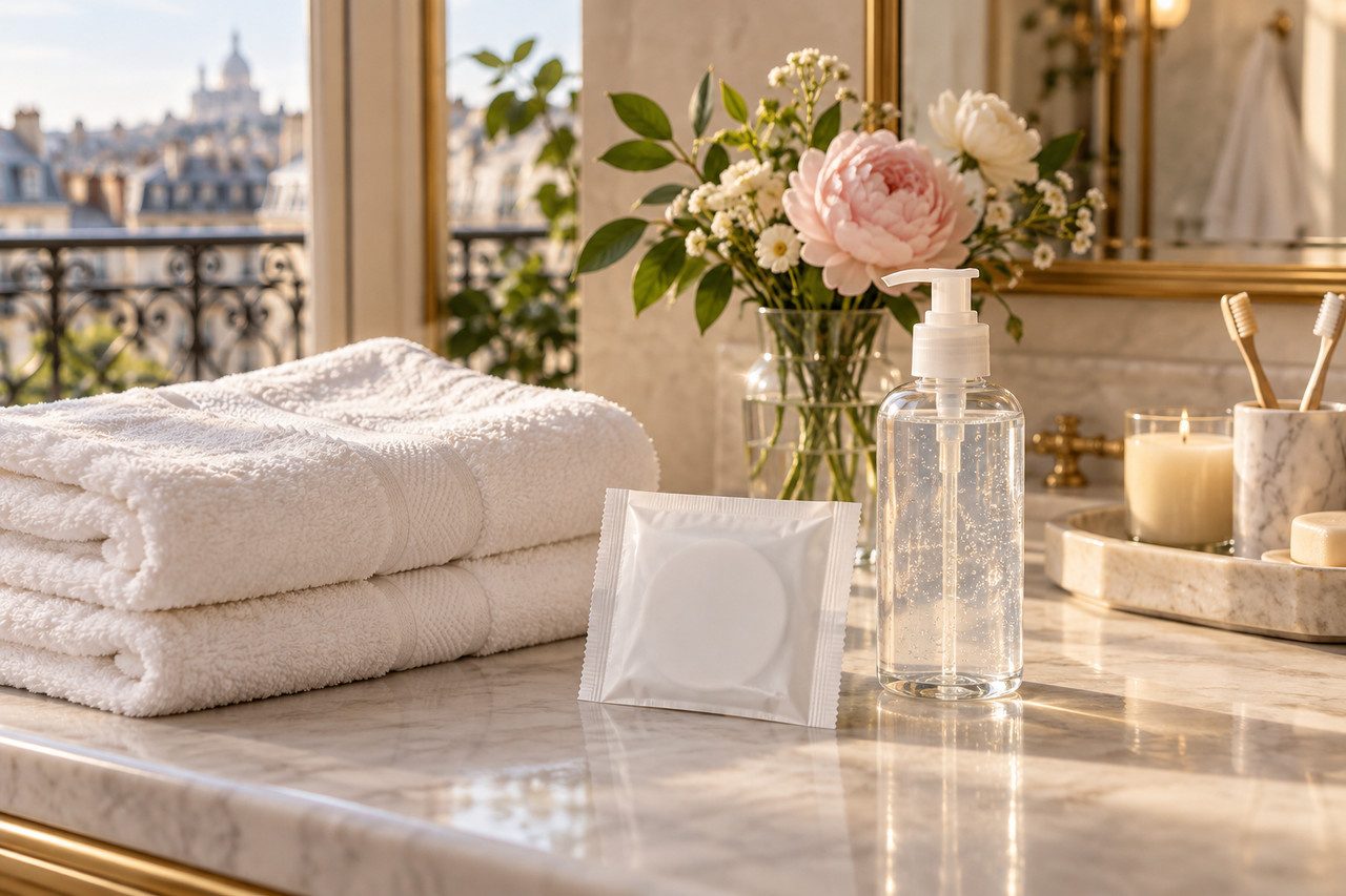 anulingus-quid-1280×853-1 Serviettes, barrière hygiénique et gel sur un comptoir de salle de bain