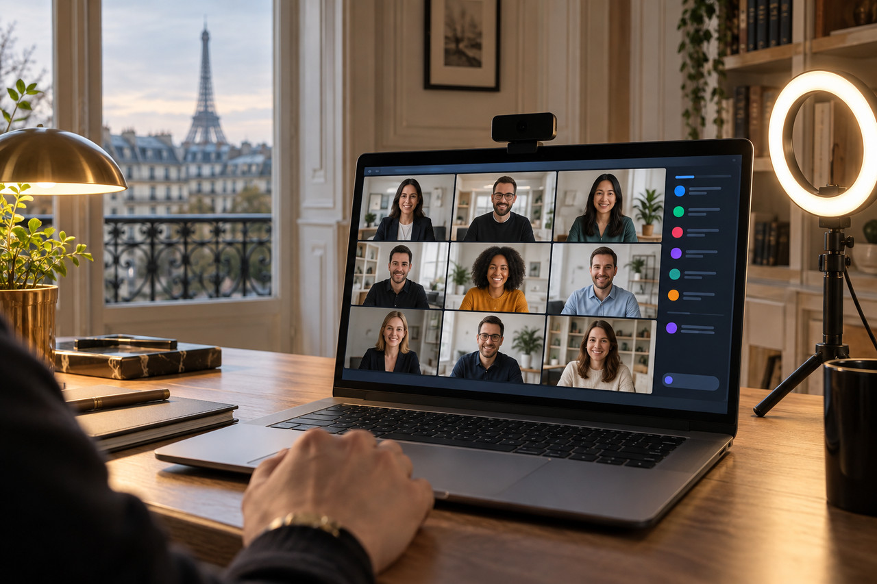 bongacams-avis-populaire-1280×853-1 Ordinateur affichant une interface de diffusion vidéo en direct et de discussion