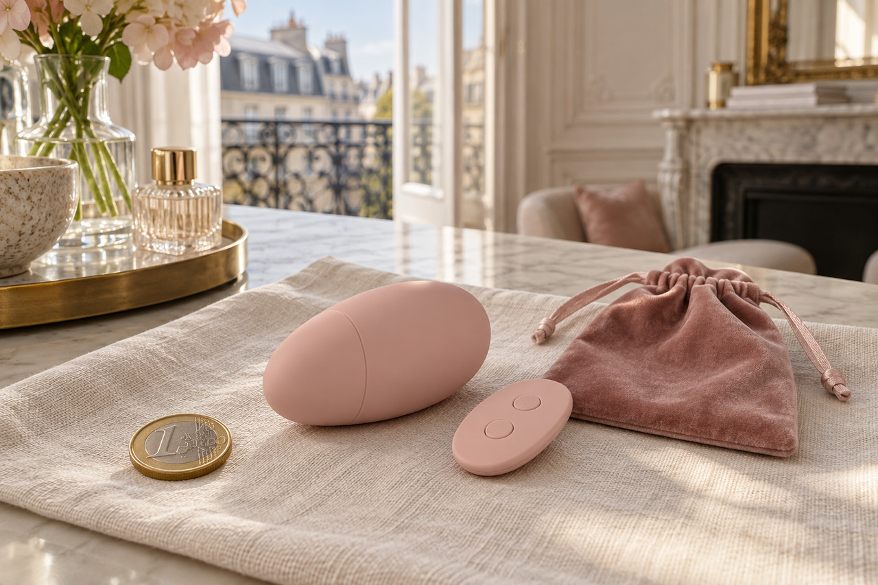 oeufs-vibrants-efficaces-1280×853-1 Petit œuf vibrant rose et sa télécommande sur une coiffeuse